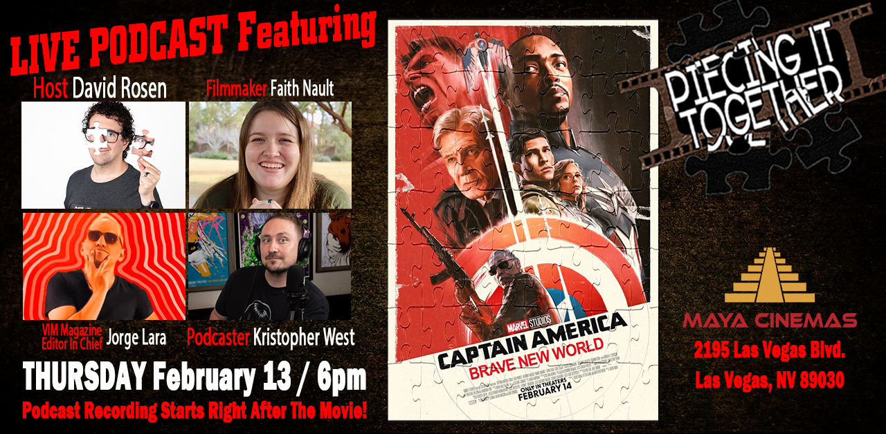 Captain America:  Brave New World LIVE SHOW – Thursday, February 13th in Las Vegas