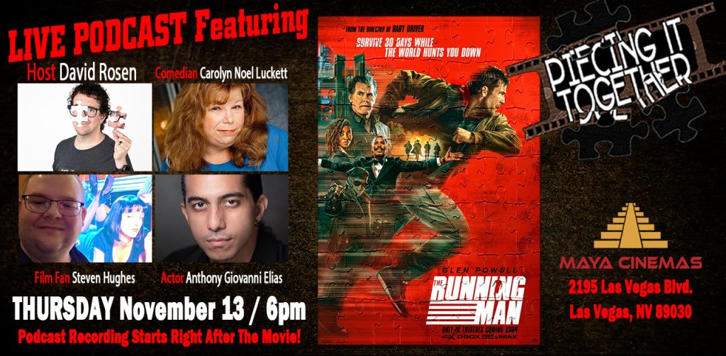 The Running Man LIVE SHOW - Thursday, November 13th in Las Vegas ...